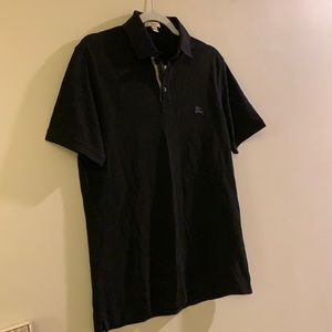 Black Burberry Polo